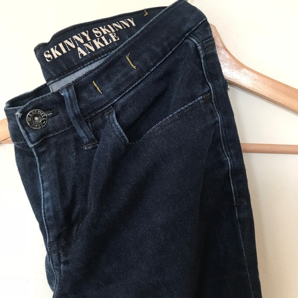 Madewell Skinny Skinny Ankle in Dark Wash - Picture 3 of 3
